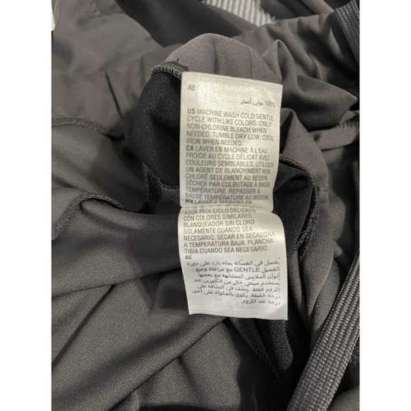 ID Ideology Men's XL Charcoal w/Black Stripe Knit Drawstring Jogger Sweatpants - Picture 8 of 9